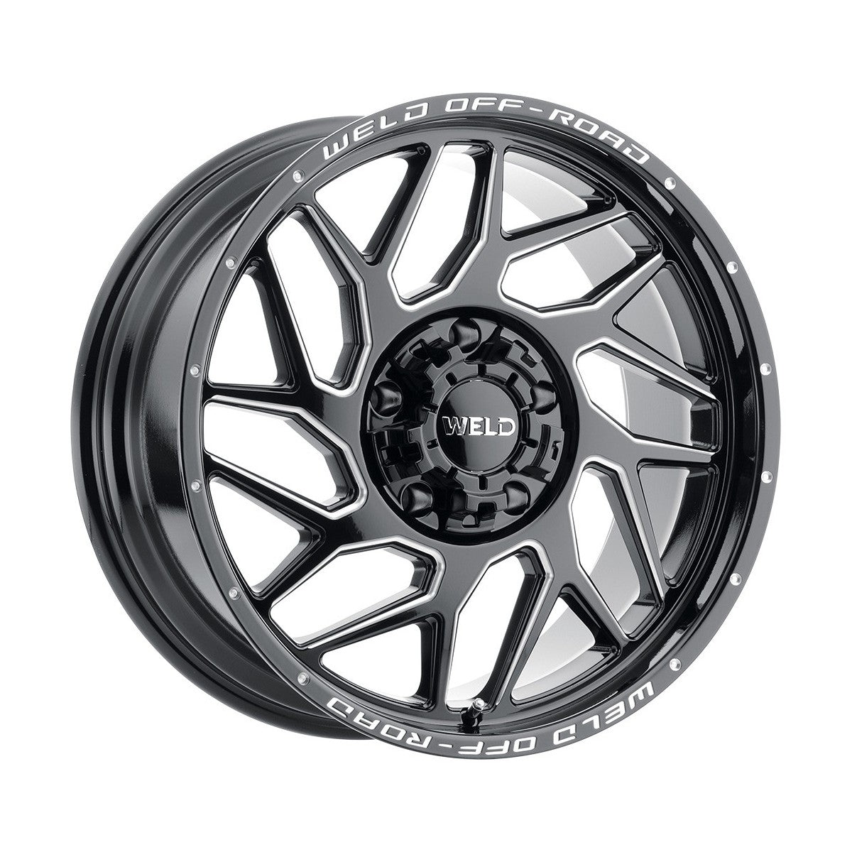 Weld W11700070475 Fulcrum W117 Wheel 20x10 5x139.7 ET-18 BS4.75 Gloss Black MIL