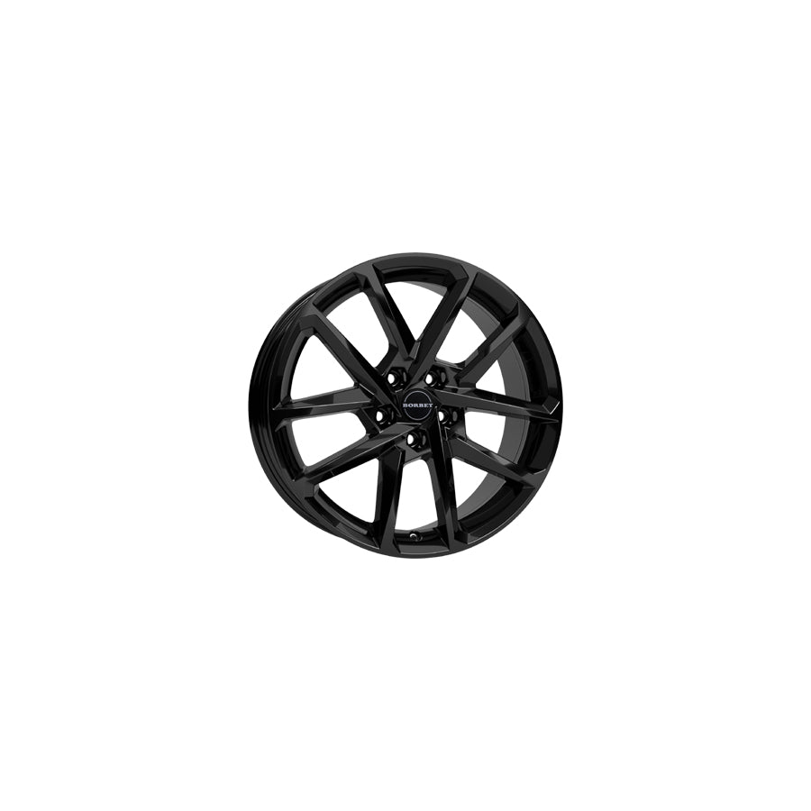 Borbet N 7.5x18 ET50 N 75850112557,1BG Glossy Black Wheel | ML Performance UK Car Parts