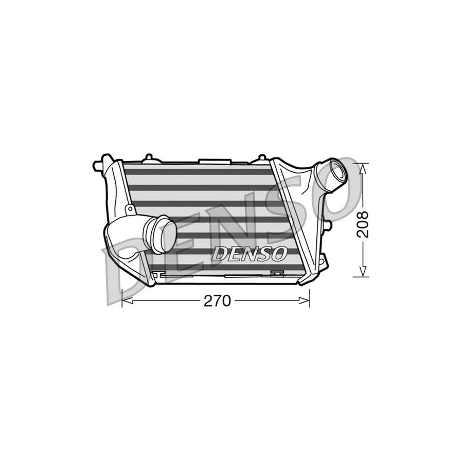 Denso DIT02015 Dit02015 Intercooler For Audi A8 D3 (4E2, 4E8) | ML Performance UK