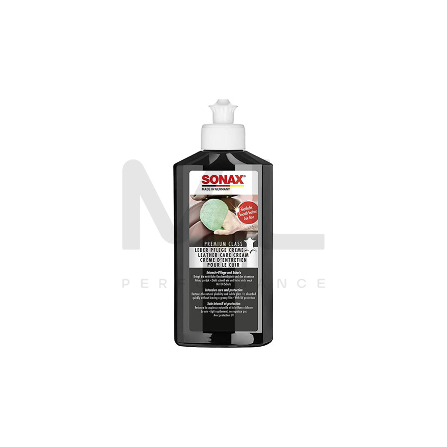 Sonax PremiumClass Leather Care Cream 250ml | ML Performance Car Care