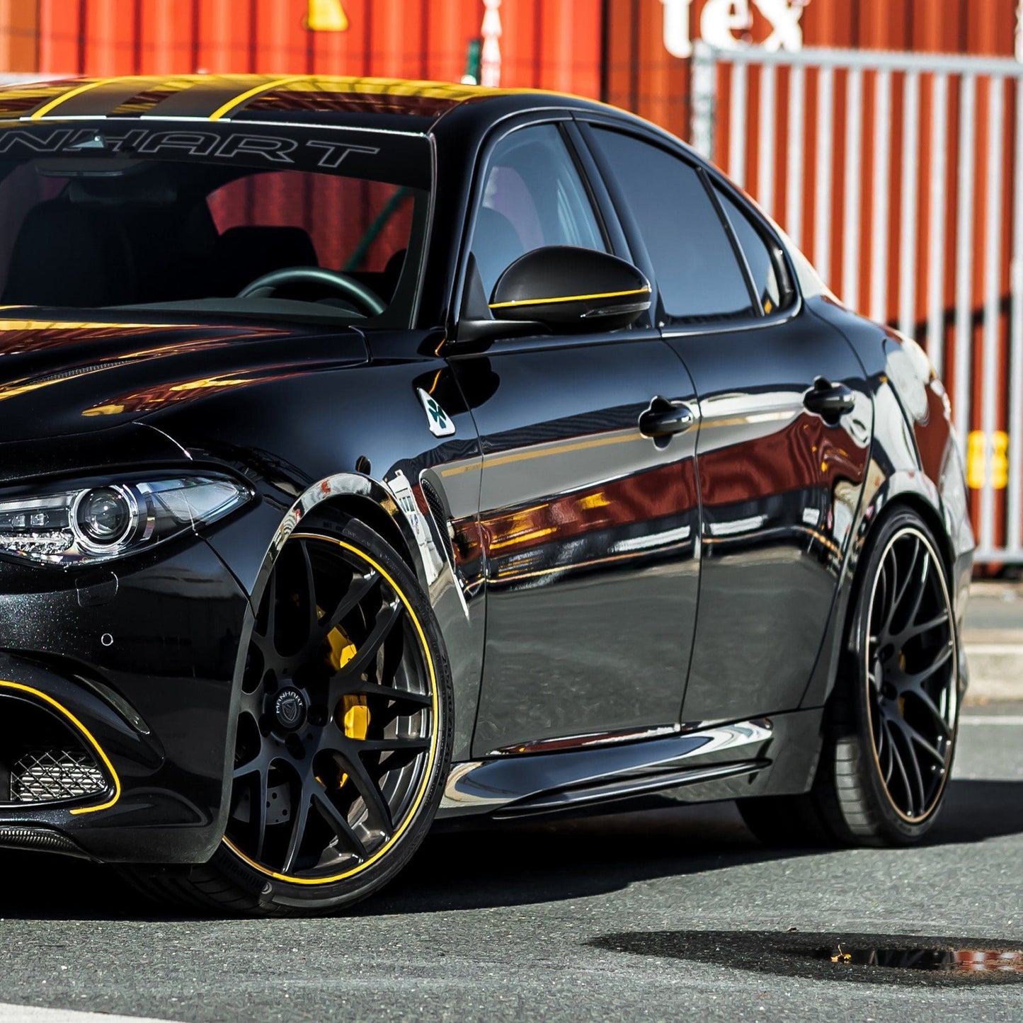 MANHART MHRALFAQV22105 FOR ALFA ROMEO GIULIA QUADRIFOGLIO CLASSIC LINE RIMS MATTE BLACK