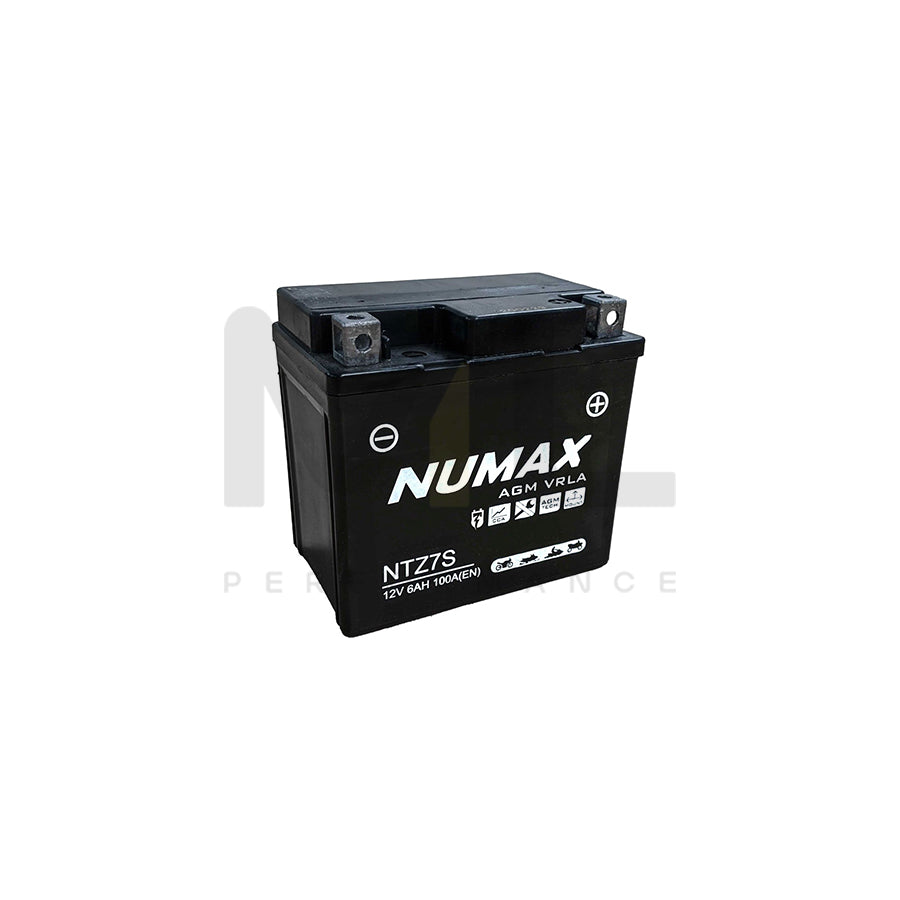 NTZ7S Numax Motorbike Battery | Car Batteries UK | ML Performance Car Parts