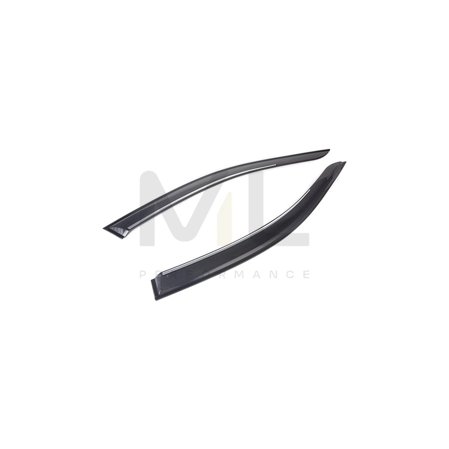 ClimAir CLI0033815 Wind deflectors suitable for MERCEDES-BENZ A-Class (W176) Arrow direction, Front, Smoke Grey | ML Performance Car Parts