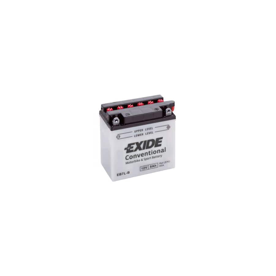 Exide EB7L-B 12V Conventional Motorcycle Battery | ML Performance UK Car Parts