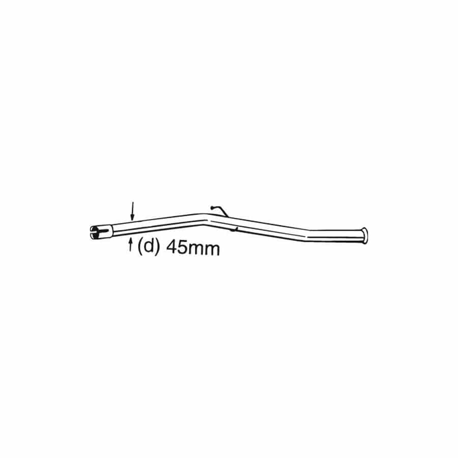 Bosal 889-165 Repair Pipe, Catalytic Converter For Peugeot 309