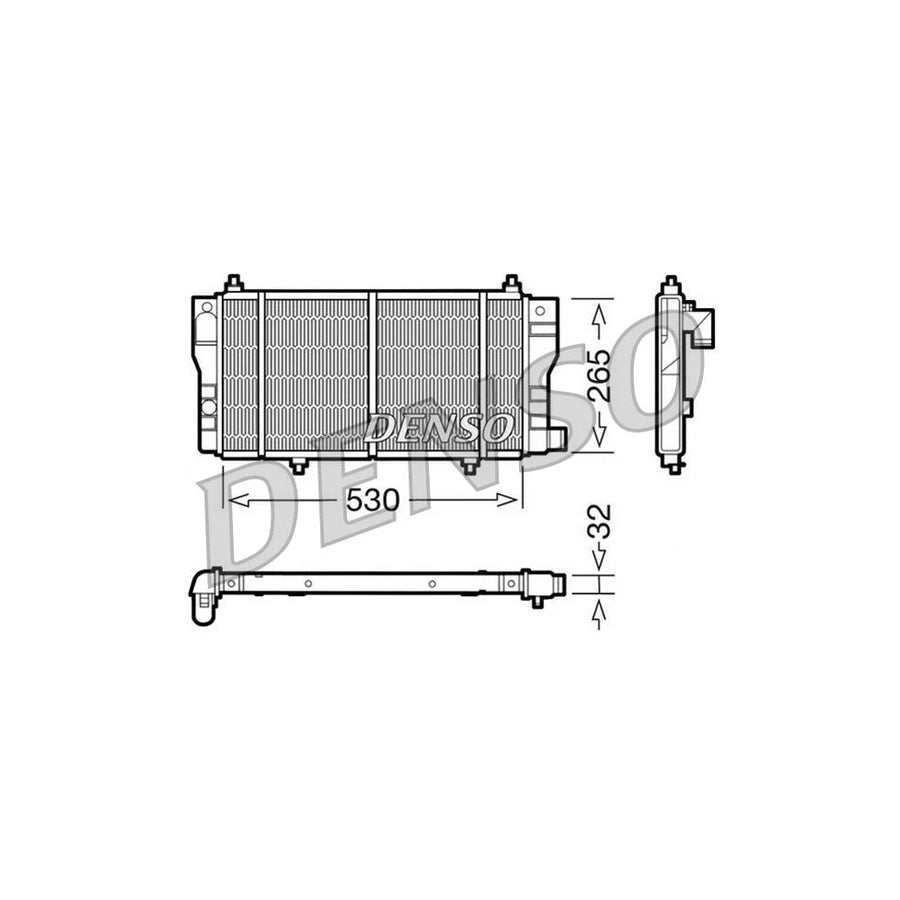 Denso DRM07002 Drm07002 Engine Radiator For Citroën C15 | ML Performance UK
