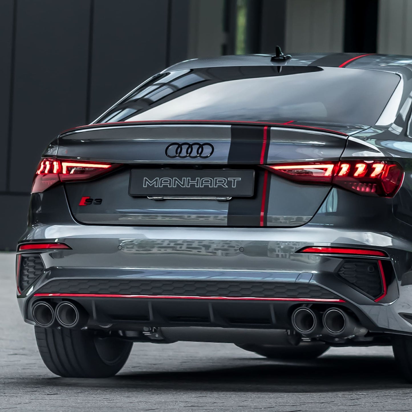 MANHART MH5AUDS3100 VALVE CONTROLLED EXHAUST FOR AUDI S3 BY REMUS