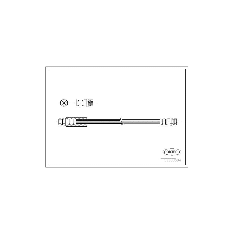 Corteco 19033594 Brake Hose | ML Performance UK