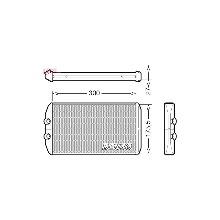 Denso DRR12008 Drr12008 Heater Matrix For Iveco Daily | ML Performance UK