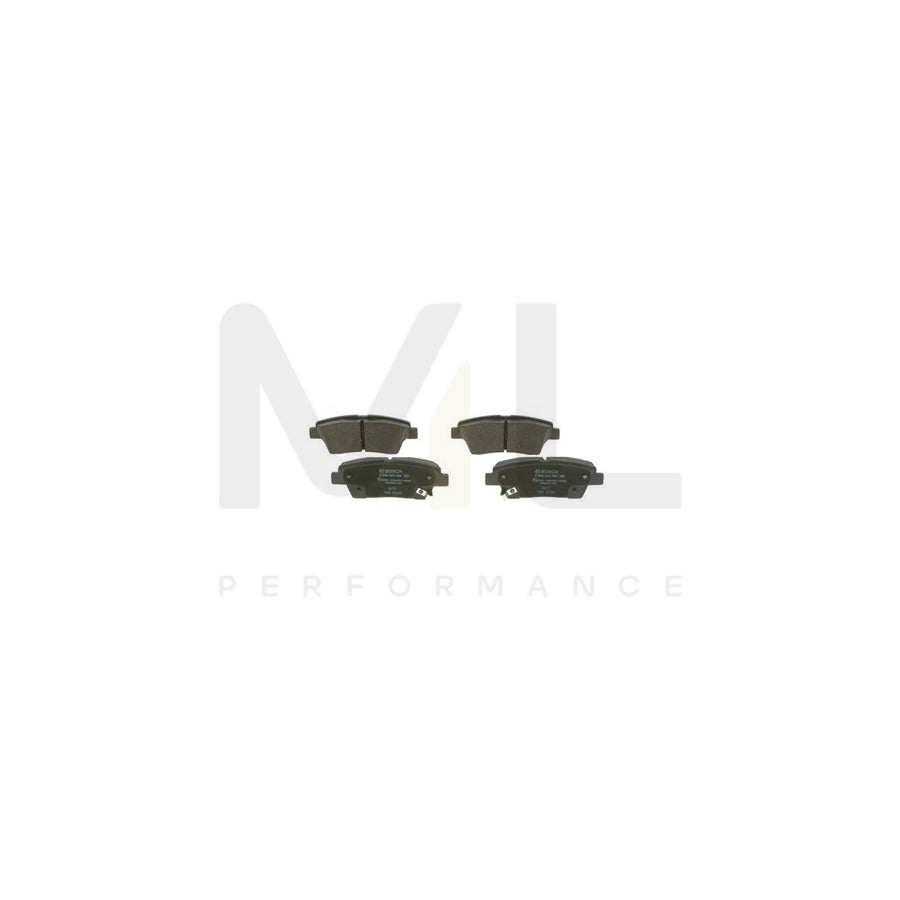 Bosch 0986494766 Brake Pad Set For Hyundai Genesis Ii Saloon (Dh) With Acoustic Wear Warning, With Anti-Squeak Plate BP1940 | ML Performance Car Parts