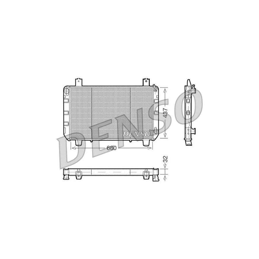 Denso DRM10095 Drm10095 Engine Radiator For Ford Transit | ML Performance UK