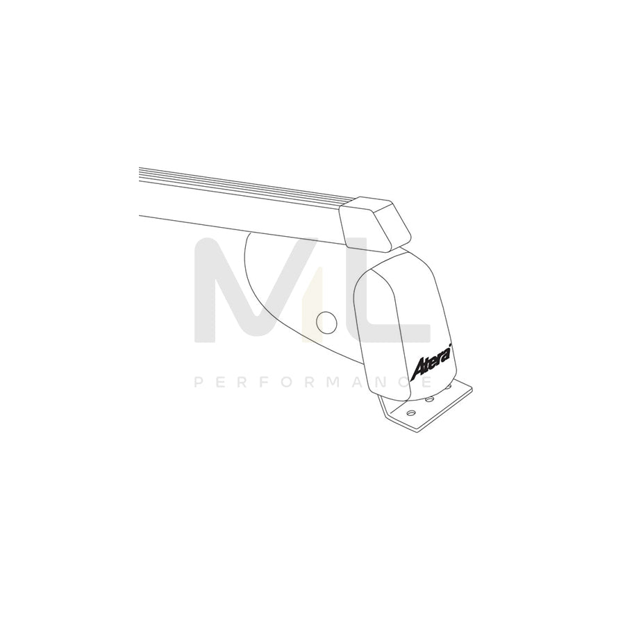 ATERA SIGNO 044134 Roof bars for FORD FOCUS for cars without rails, 110 cm, 75 kg, Steel | ML Performance Car Parts
