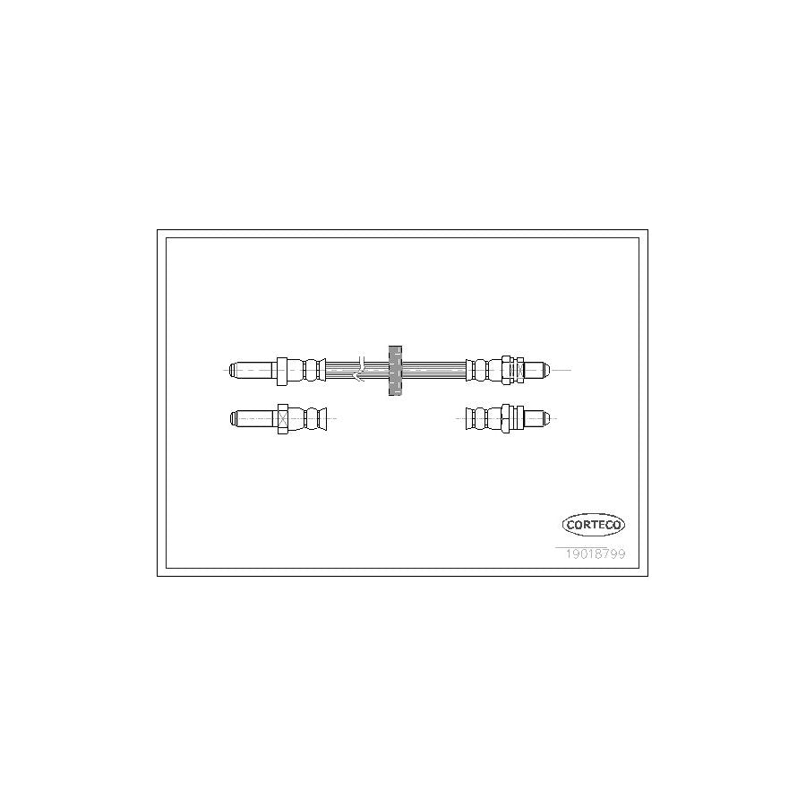 Corteco 19018799 Brake Hose | ML Performance UK