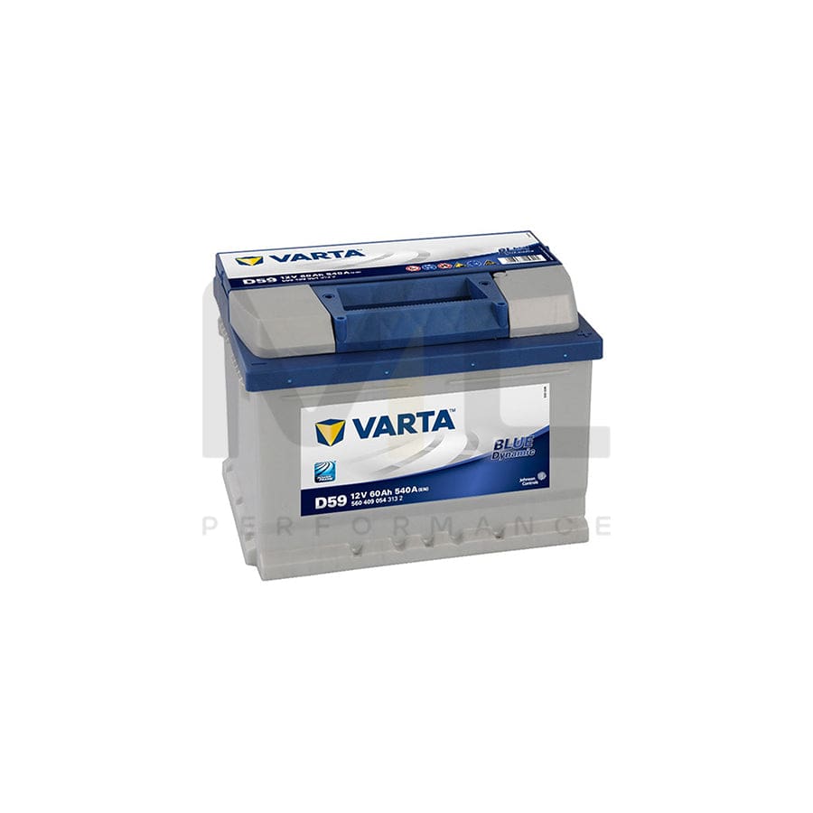Varta D59 Type 075 Blue Dynamic Car Battery 12V 60Ah A7 560409054