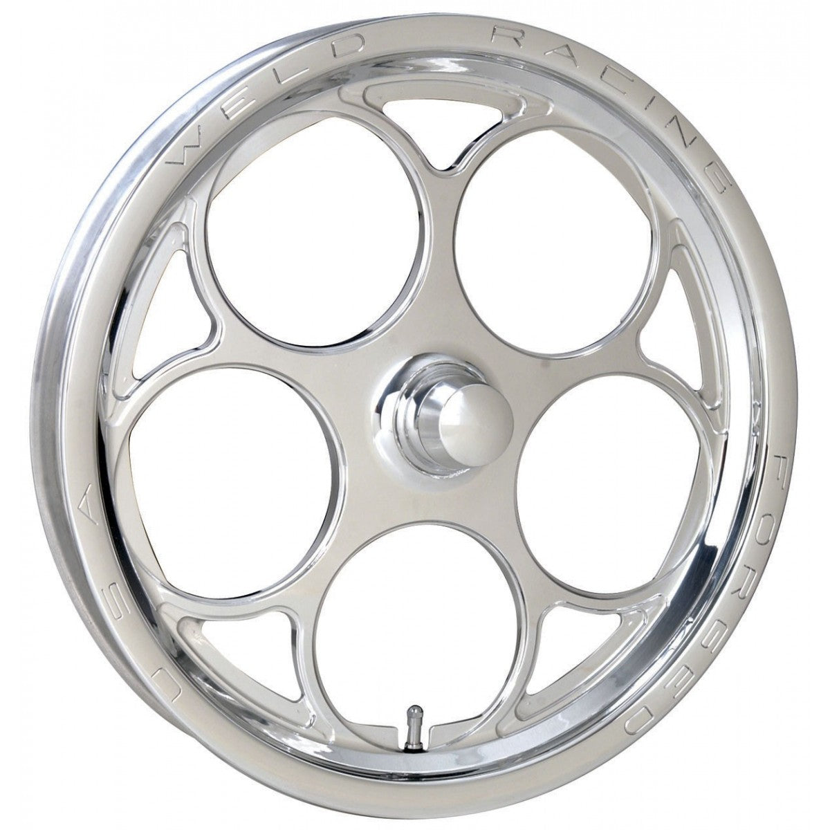 Weld 86P-17001 Magnum Frontrunner Wheel 17x3.5 Strange Spindle ET-13 BS1.75 Polished