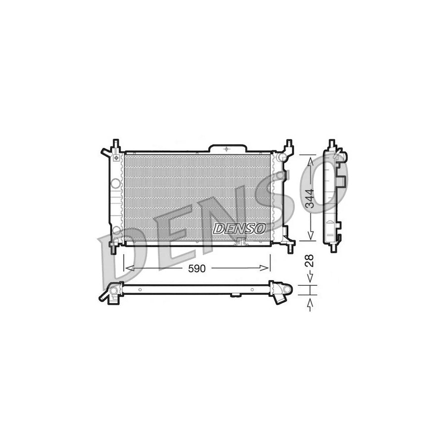 Denso DRM20015 Drm20015 Engine Radiator | ML Performance UK