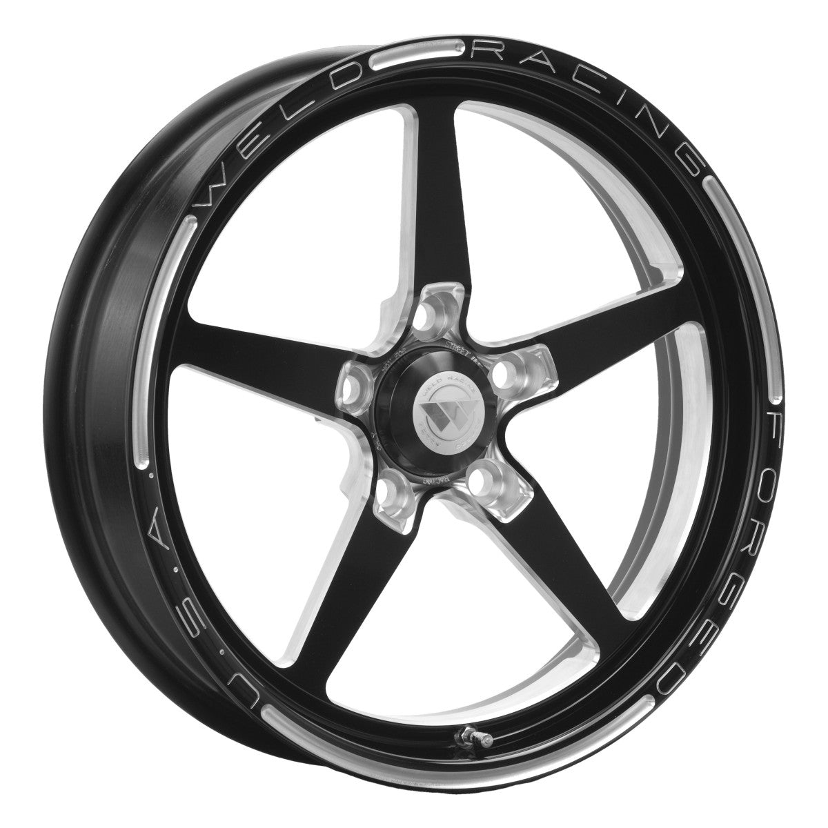 Weld 88B-1704204 Alumastar Frontrunner Wheel 17x4.5 5x4.5 ET-13 BS2.25 Black