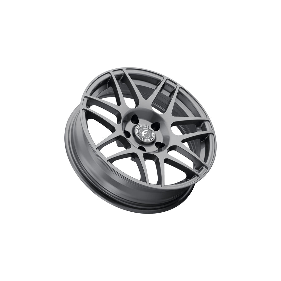 Forgestar F17377067P06 17x7 F14 Drag Semi Concave 5x114.3 ET6 BS4.25 Gloss Anthracite Drag Racing Wheel