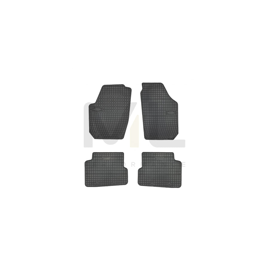 FROGUM Tailored 0017 Floor mat set for SKODA FABIA Elastomer, Front and Rear, Quantity: 4, Black | ML Performance Car Parts