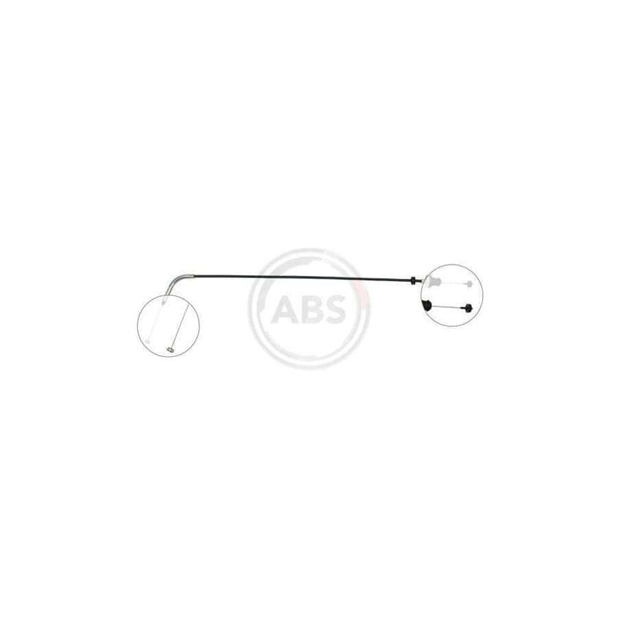 A.B.S. K37220 Throttle Cable for FIAT Panda I Hatchback (141) | ML Performance UK Car Parts