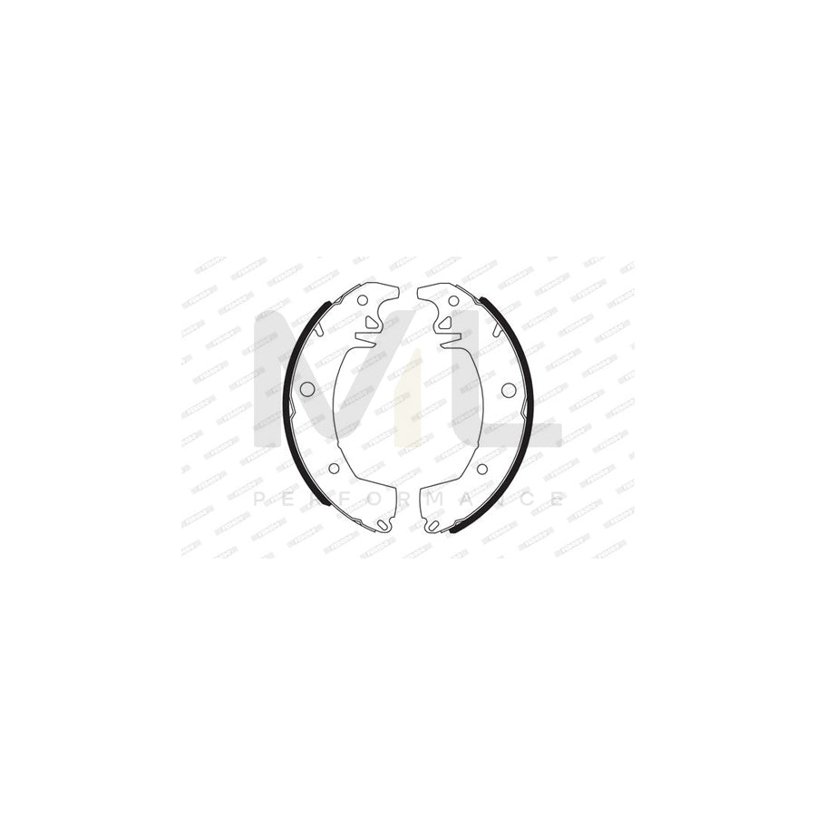 FERODO FSB168 Brake Shoe Set with accessories, PREMIER | ML Performance Car Parts