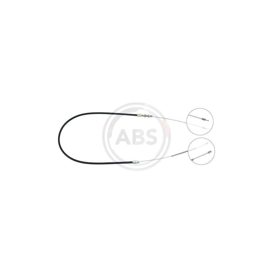 A.B.S. K10786 Hand Brake Cable For Peugeot 305