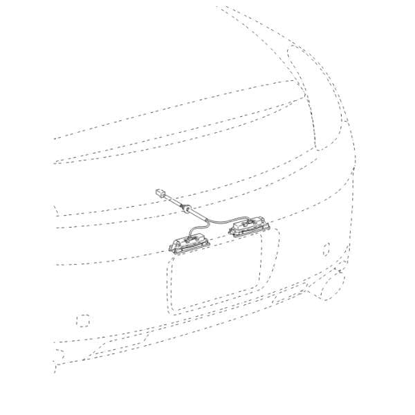 Genuine Lexus 81270-24041 SC430 Rear Number Plate Bulb Assembly