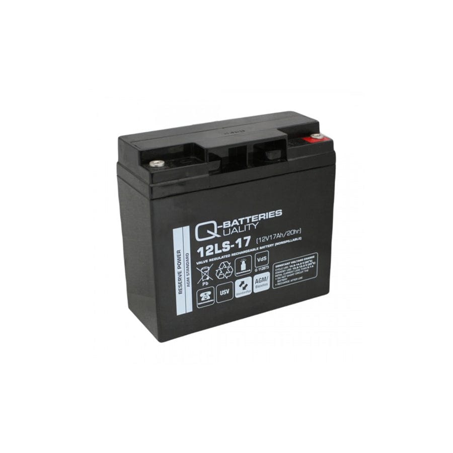 Q-Batteries 12LS17 12V 17Ah lead fleece battery / AGM VRLA with VdS | ML Performance UK Car Parts
