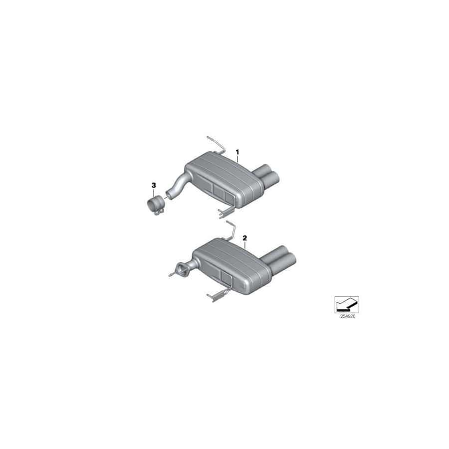 Genuine BMW 51127136090 E87 Bumper Trim Panel, Rear Bottom Primed (Inc. 120i, 130i & 120d) | ML Performance UK Car Parts