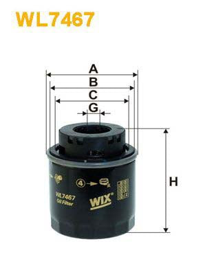 WIX Filters WL7467 Oil Filter