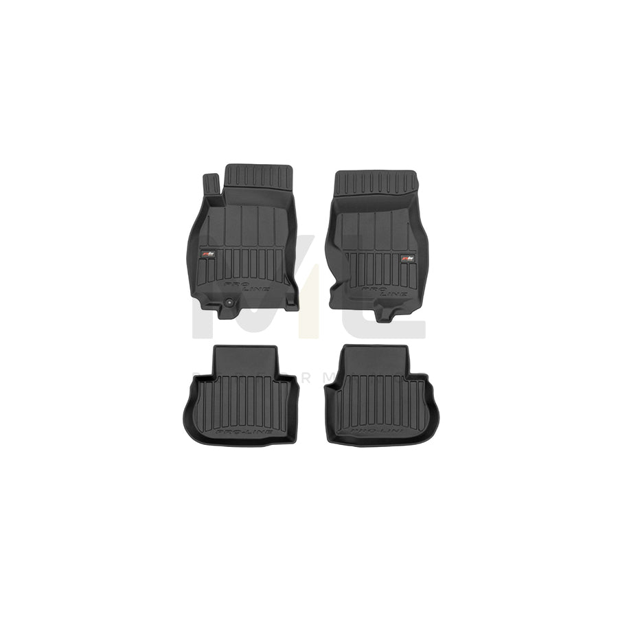 FROGUM Tailored, ProLine 3D426283 Floor mat set for INFINITI FX Elastomer, Front and Rear, Quantity: 4, Black | ML Performance Car Parts