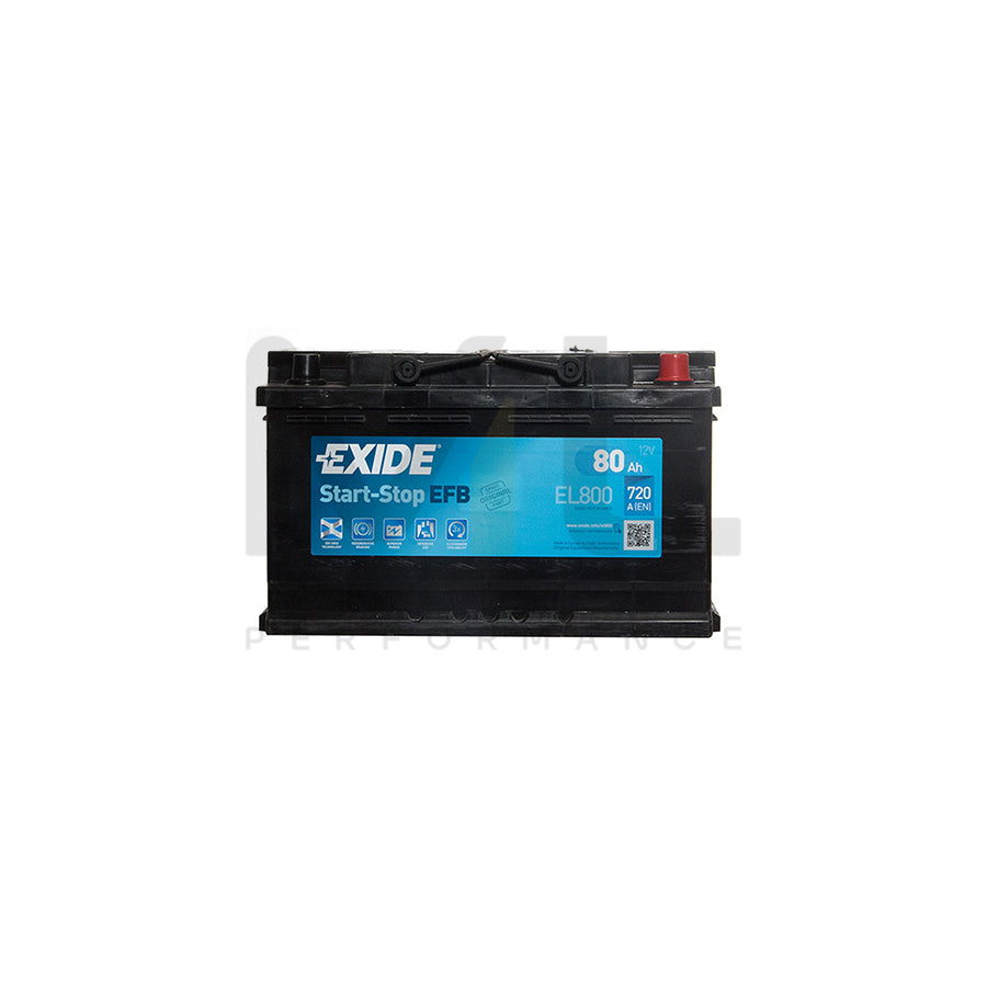 Exide EFB 115 Car Battery (EL800) - 3 year Guarantee | ML Performance UK Car Parts