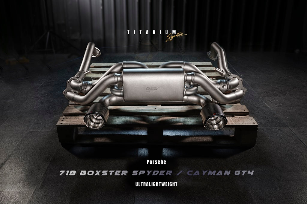 FI Exhaust Porsche 718 GT4/Spyder (OPF) Titanium Signature Series 2020+ | ML Performance UK Car Parts