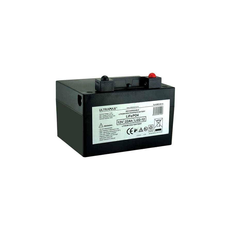 Ultramax Lithium 22AMP LiFePO4 Battery | ML Performance Battery and Electrical Accessories