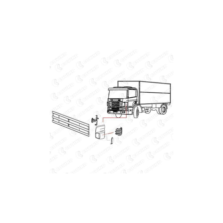 Covind 094/165 Air Deflector, Driver Cab | ML Performance UK