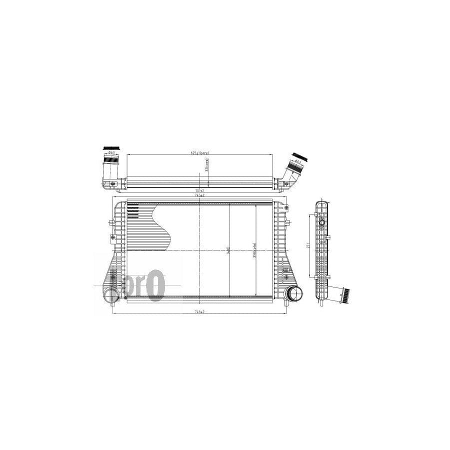 Abakus 0530180006 Intercooler | ML Performance UK