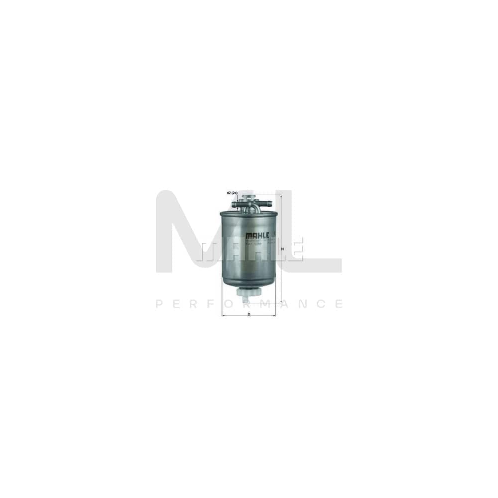 MAHLE ORIGINAL KL 103 Fuel filter In-Line Filter | ML Performance Car Parts