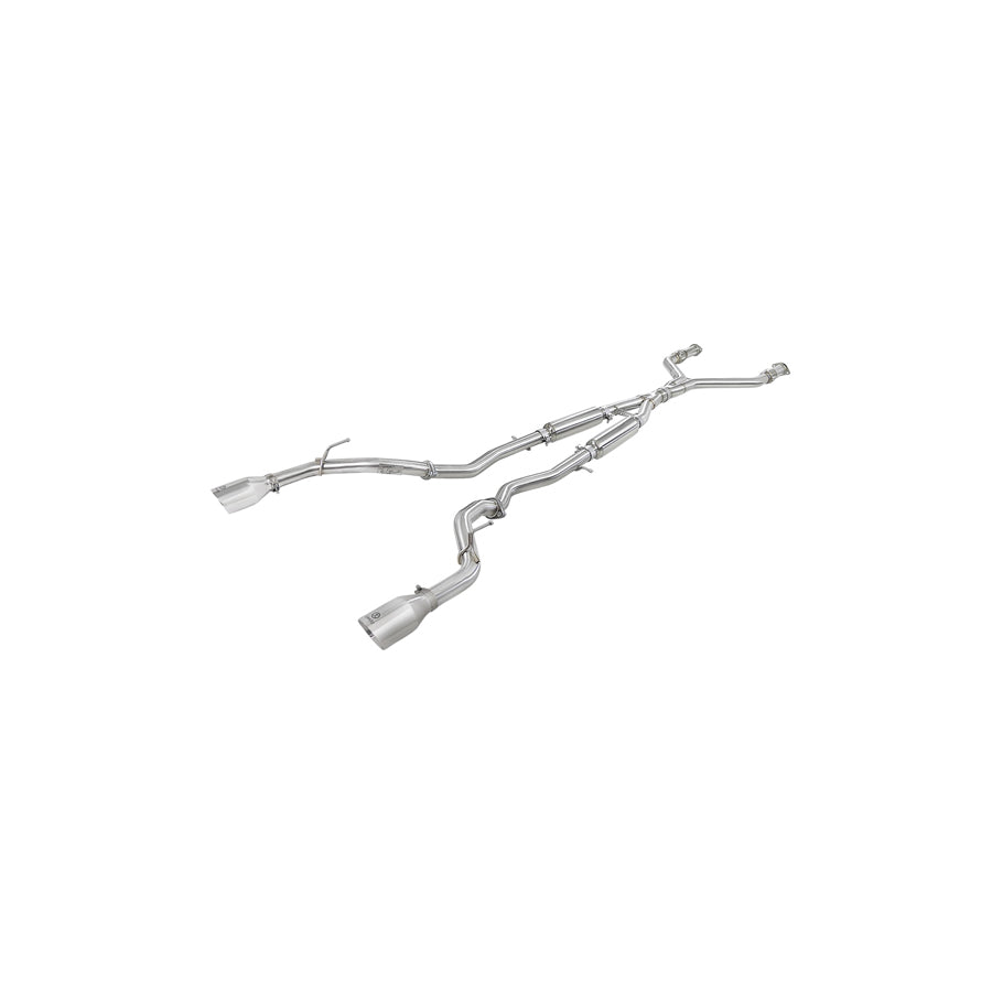 aFe 49-36134NM-P Cat-Back Exhaust System Infiniti Q60 17-21 V6-3.0L (tt) | ML Performance UK Car Parts