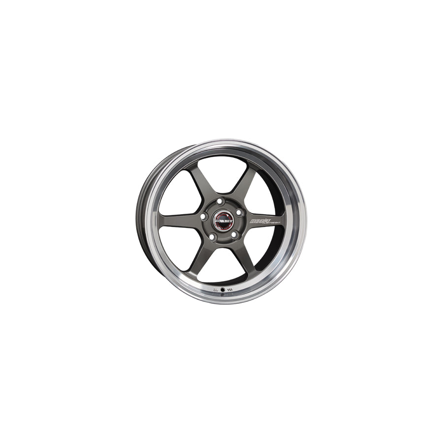 Borbet DB8GT 8.5x18 ET30 DB8GT 85830120572,5GRP Graphite Rim Polished Wheel | ML Performance UK Car Parts