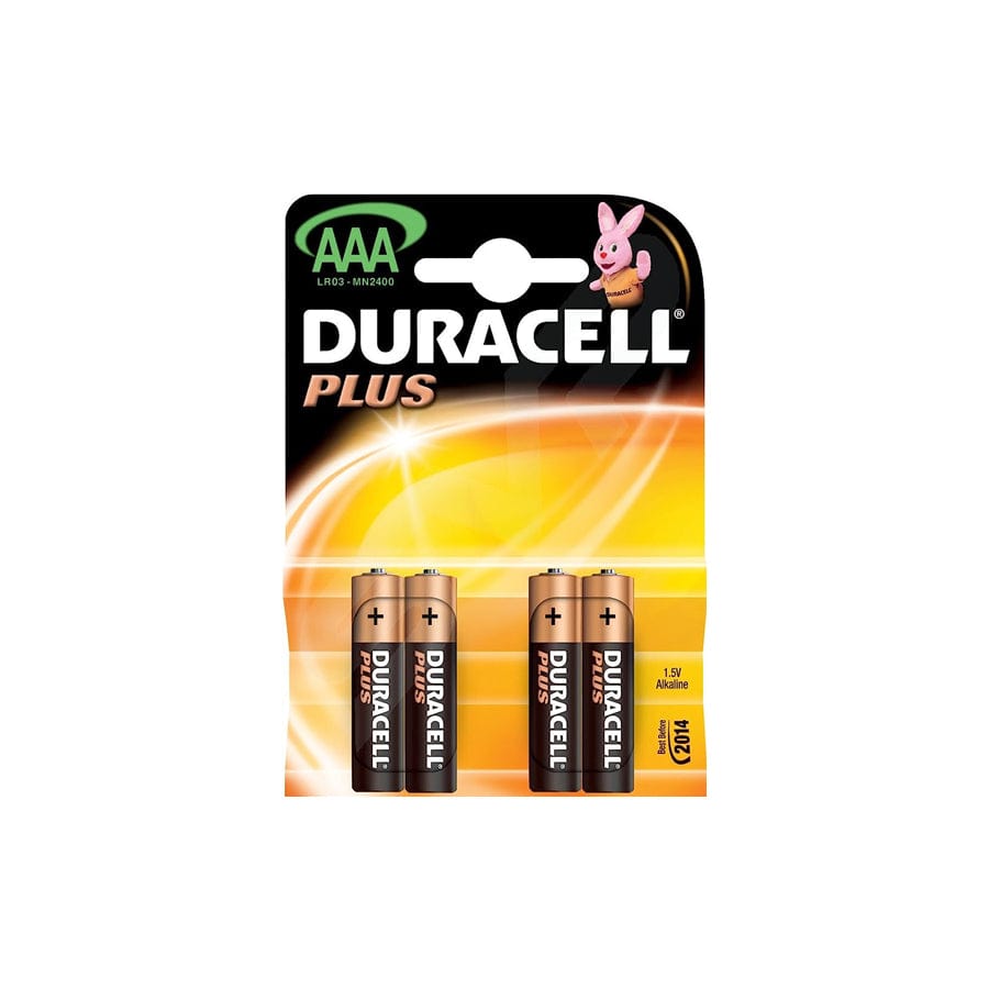 Duracell MN2400B4 (AAA) Plus Power (Card of 4) | ML Performance UK Car Parts