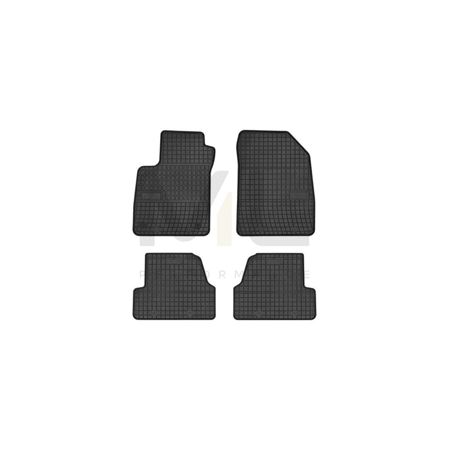 FROGUM Tailored 0708 Floor mat set Elastomer, Front and Rear, Quantity: 4, Black | ML Performance Car Parts