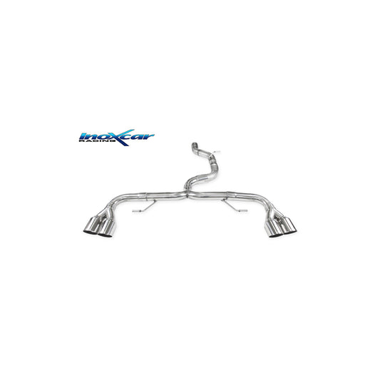 InoXcar AUS1.01.RA Audi A1 (8X) Non-Resonated Rear Exhaust | ML Performance UK Car Parts