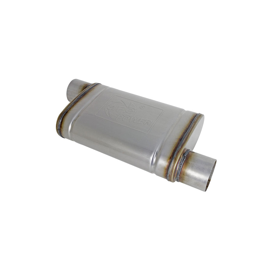 aFe 49M00030 3 IN ID Offset/Offset x 4 IN H x 9 IN W x 14 IN L - Oval Body Muffler | ML Performance UK Car Parts