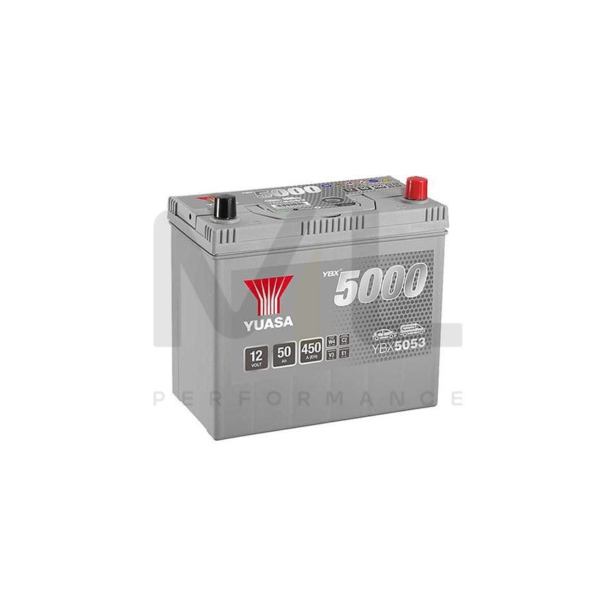 Yuasa YBX5053 12v 50Ah Silver High Performance SMF Battery | ML Performance UK Car Parts
