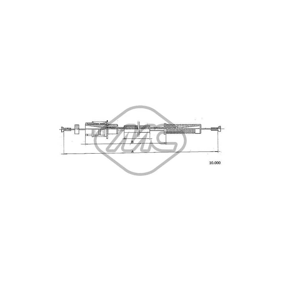 Metalcaucho 80891 Throttle Cable for CITRO?N CX | ML Performance UK Car Parts