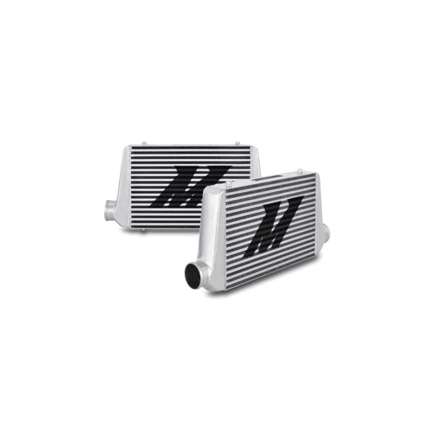 Mishimoto MMINT-UG Universal Silver G Line Bar & Plate Intercooler Overall Size: 24.5x11.75x3 Core Size: 17.5