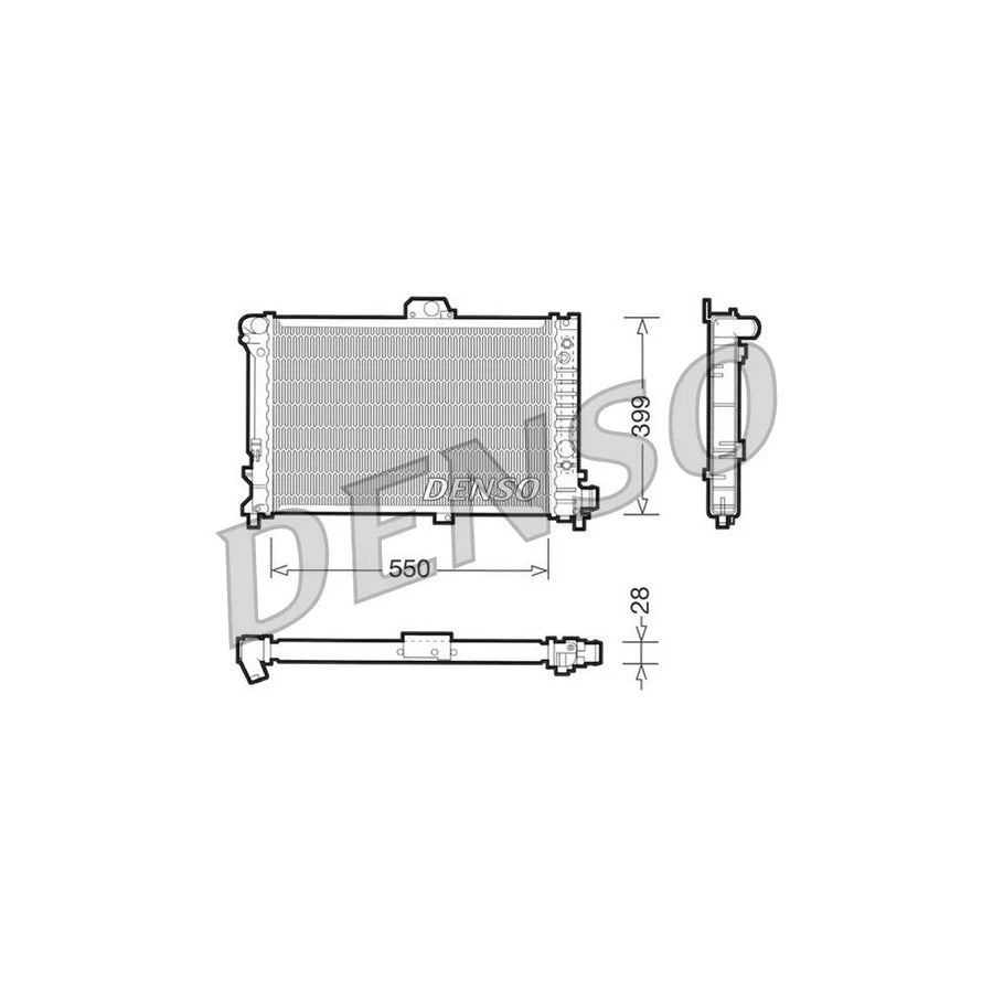 Denso DRM25007 Drm25007 Engine Radiator For Saab 9000 | ML Performance UK