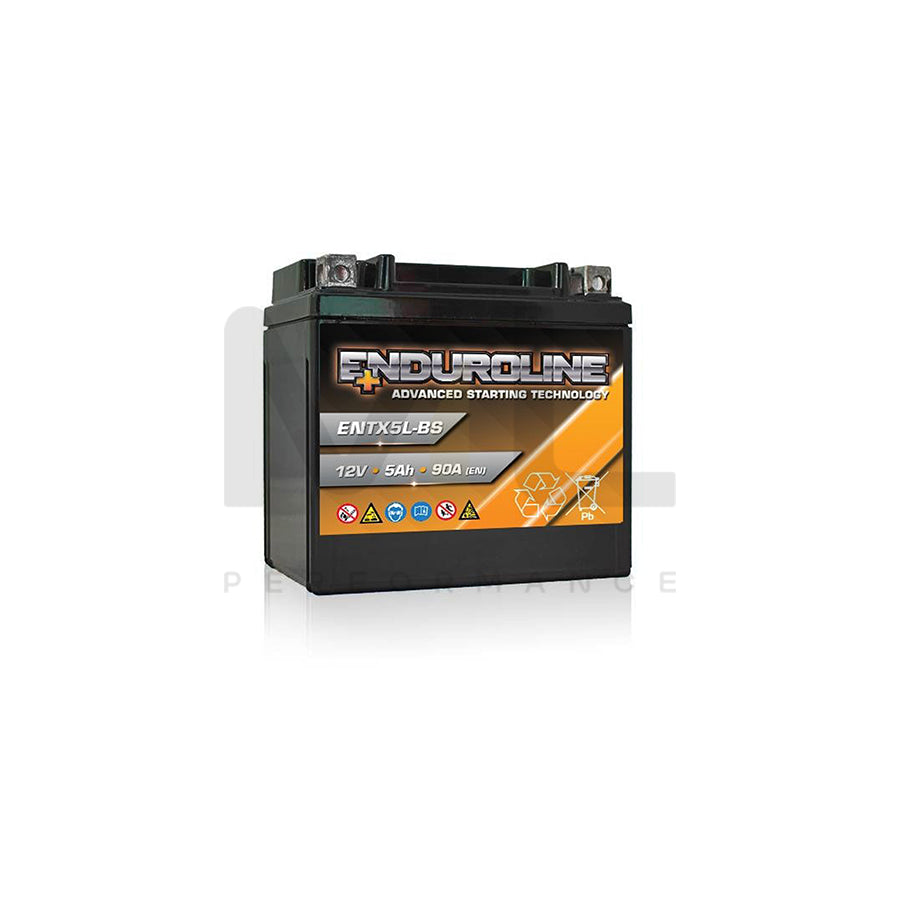 ENTX5L-BS Enduroline Advanced Motorcycle Battery 12V 5Ah | Car Batteries UK | ML Performance Car Parts