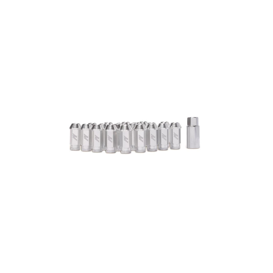 Mishimoto MMLG-125-LOCKSL Aluminum Competition Lug Nuts Silver