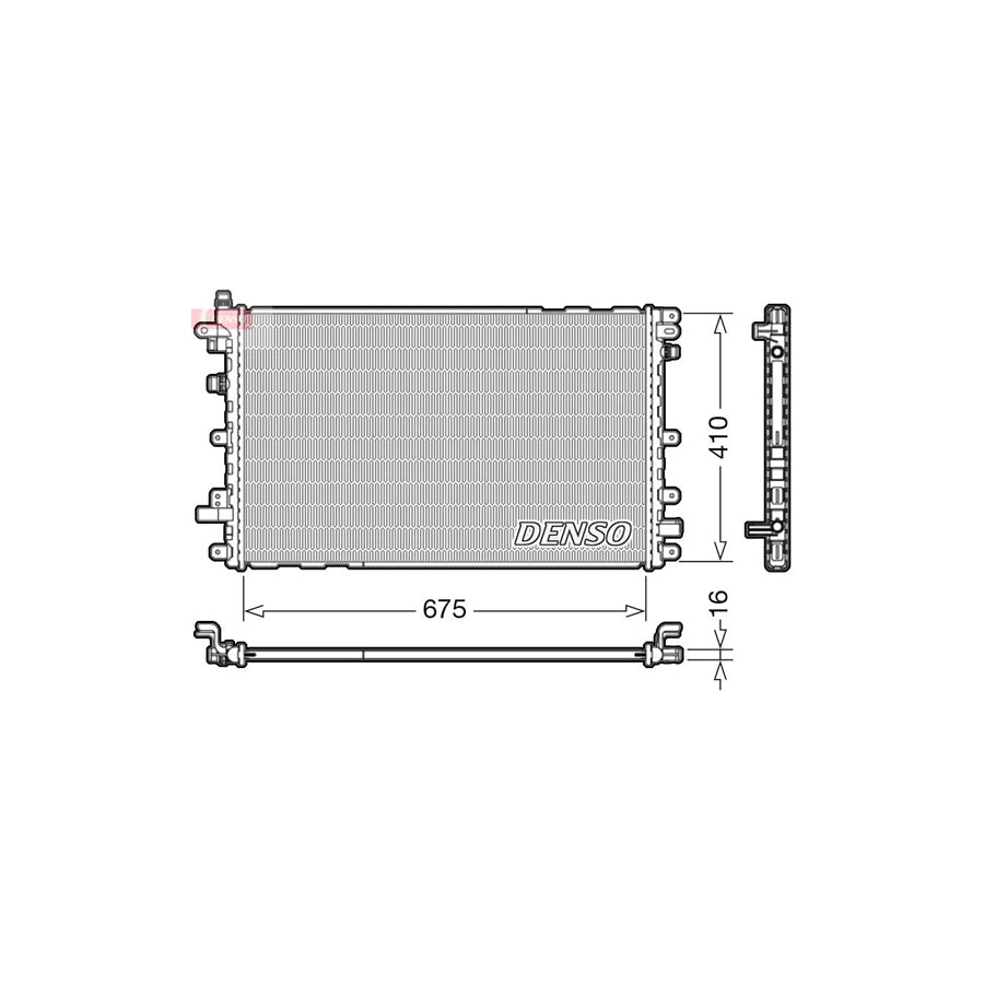 Denso DRM20113 Drm20113 Engine Radiator For Opel Ampera (R12) | ML Performance UK